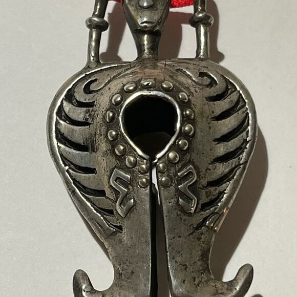 Mamuli Sumba silver pendant, vintage, rare - Picture 2 of 10